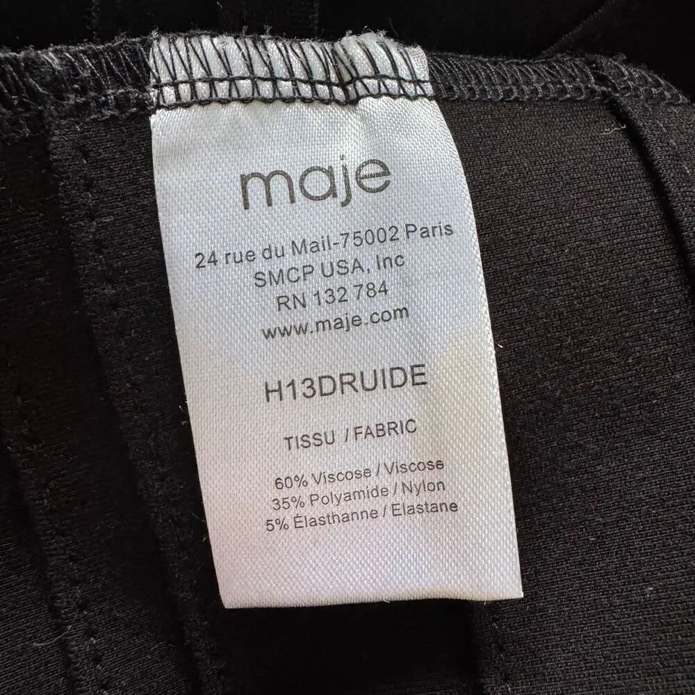 MAJE Stretched Waist Flared Hem Skirt - Picture 8 of 8